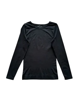 🔃Black Long Sleeve Compression Shirt Black Size M thumbnail 2
