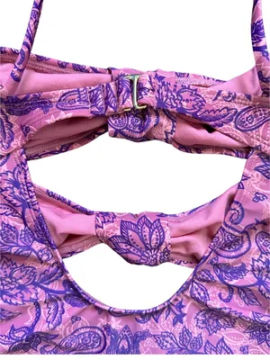 Floral Cutout One Piece Swimsuit thumbnail 9
