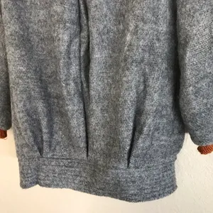 Vero‎ Moda gray coat fur orange wool blend thumbnail 4