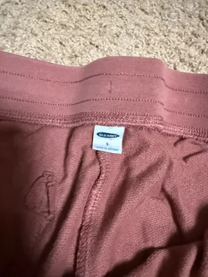 Old navy red joggers  thumbnail 2