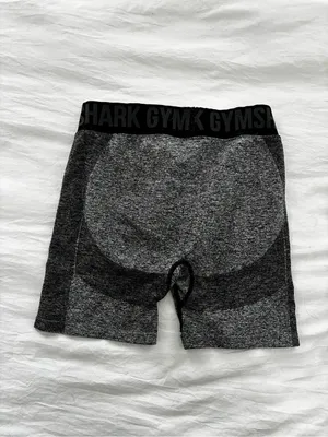 Gymshark Black Heather Women's Seamless Bike Shorts thumbnail 3