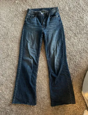 High Rise Wide Leg Jeans Size 4 thumbnail 1