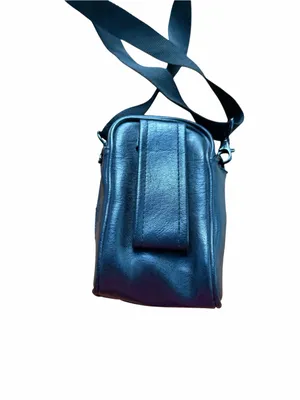 Case Logic Vintage Black Leather Faux Crossbody Belt Loop Camera Pouch Bag thumbnail 4