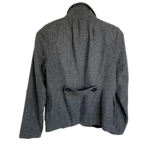 Lavender Hill Wool Blend Jacket Blazer Coat Womens 8 Button‎ Pocket Lined thumbnail 4