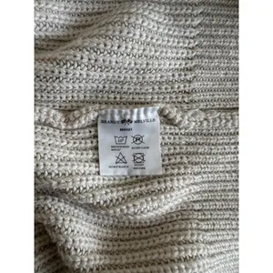 Brandy‎ Melville Cream Oversized Knit Sweater - Brianna Style (MH321) thumbnail 3