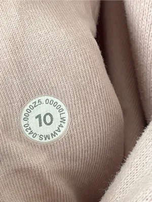Lululemon Scuba Hoodie fleece zip up jacket feather pink 10 thumbnail 10
