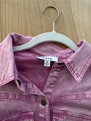 Fate Purple Washed Denim Dress thumbnail 3