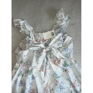 Selkie Mrs. Darcy Weekender Jumpsuit XS NWT Floral Wide Leg Cottagecore thumbnail 14