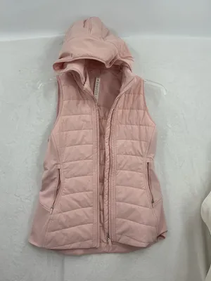 lululemon athletica pale pink quilted vest 761 thumbnail 2