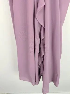 NWT Lulus Fancy Sweetness Lavender Ruffled Lace-Up Sleeveless Maxi Dress XXS thumbnail 14