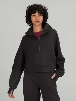 Lululemon Scuba Oversized Funnel Neck Hoodie Black M/L Medium Large thumbnail 1
