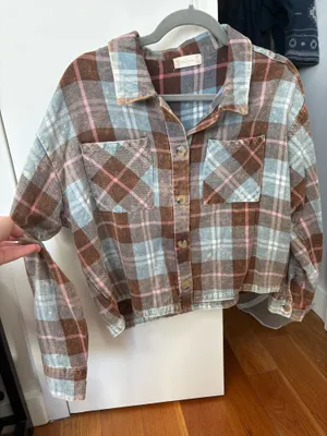 Altar'd State Plaid Shirt Flannel thumbnail 2
