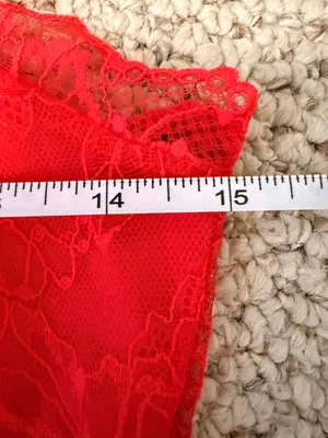 NWT Free People Intimately Lacey Essential Cami Red Lace Coquette Y2K Small thumbnail 6