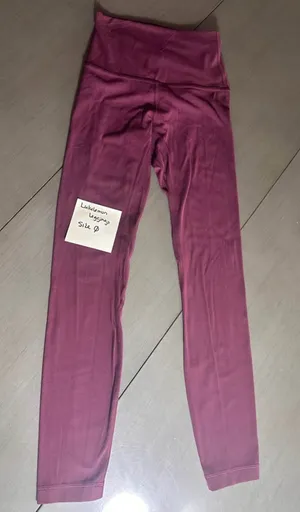 Lululemon Align‎ Leggings (0) Red thumbnail 1
