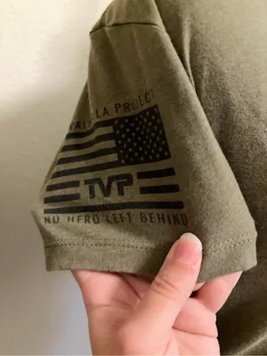 TIL Valhalla project Medium Pearl Harbor Remembrance Olive Green Graphic T-Shirt thumbnail 3
