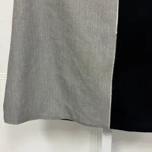 Boutique Few Moda New York Colorblock Mini Skirt A-line Blk Zigzag Stitch Size M thumbnail 4