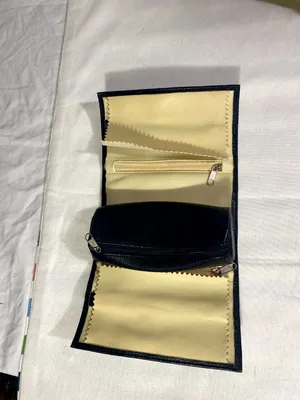 Vintage J Weight Designs Black Jewelry Roll Travel Case Organizer W/ ZipperPouch thumbnail 3