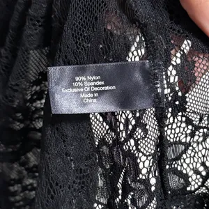 Lane Bryant Black Sheer Lace‎ Long Sleeve Floral Embroidery Western Whimsigoth thumbnail 5