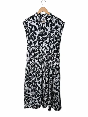 By Anthropologie Tiered Shirt Dress Size Medium thumbnail 5