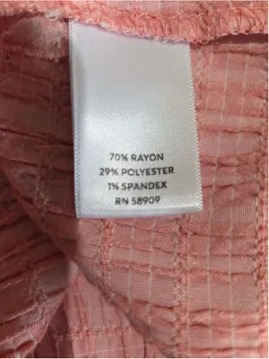 Westbound Women’s L Salmon Pink Textured Short Sleeve Blouse thumbnail 5