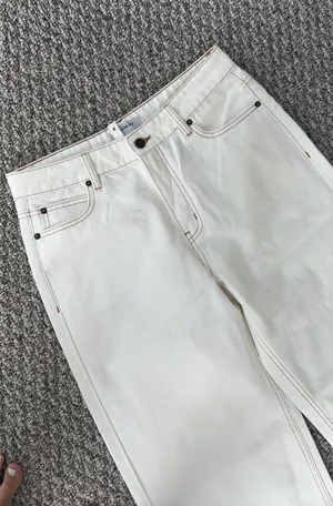 lucy in the sky white jeans thumbnail 1