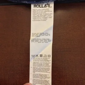 NWT Rolla’s the sailor high rise wide leg blue jeans 27 thumbnail 15