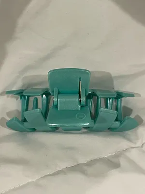 Teleties Turquoise Shimmer Hair Claw Clip thumbnail 4