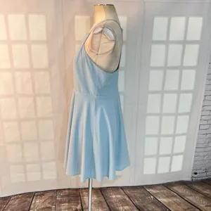 Lulu’s Call to Charms Light Blue Skater Dress size large thumbnail 10