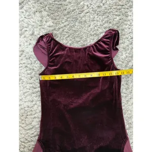 Weissman Adult Small Velvet Dance Costume Leotard Dress Ballet Aerial Skating thumbnail 11