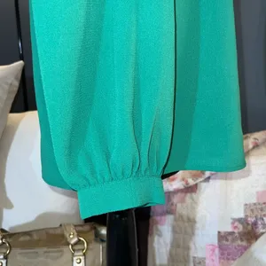 Faith and Joy Size M Emerald Green Blouse thumbnail 6