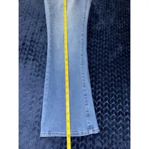 Daily Thread Women's Flare Jeans Front Pockets Button Fly Light Wash Denim Sz 4‎ thumbnail 10