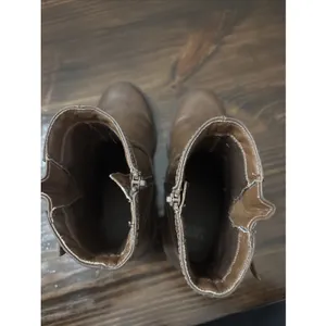 Frye and Co. 6.5 Addison Brown Ankle Chelea Boots Vegan Boho Horse Cowgirl thumbnail 7