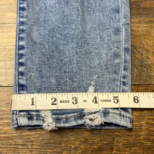 BKE Monroe Universal Upper Slim Thigh Mid Rise Skinny Jeans Women 29x32 Distress thumbnail 5