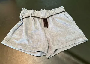 Ci Sono High Waist Blue Grey Shorts NWT size Large thumbnail 1