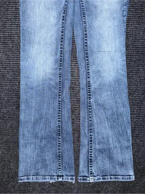 Buckle BKE Stella Mid Rise Slim Fit Bootcut Jeans Sz 25 x 28.5 SHORT flaw thumbnail 5