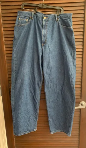 LL Bean Denim Jeans Size 20 M/T Vintage Deep Blue thumbnail 1
