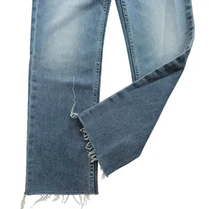 Mother Denim The Tomcat Ankle Fray Hi Rise Size 27 Kitty Corner Blue Stretch thumbnail 11
