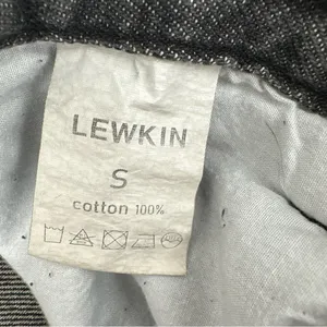 Lewkin Wide Leg Black Wash Jeans High Rise Korean Minimalist thumbnail 8