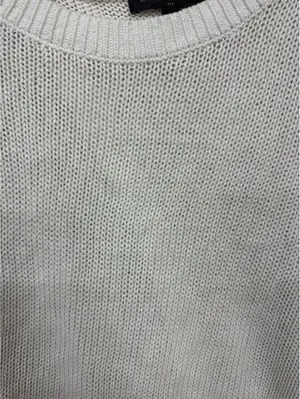(RFB3) Banana Republic Womens XL Cream Open Back Sweater Crossover Knit Pullover thumbnail 6