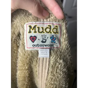🧥 Y2K Mudd Cropped Penny Lane Faux Sherpa Jacket Size m thumbnail 2