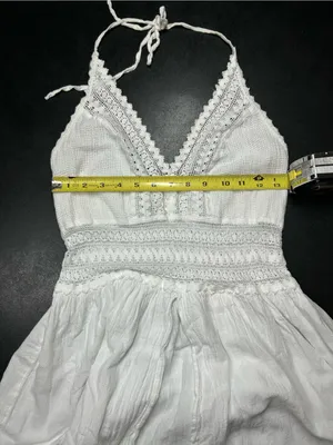 Seaspice Resort Wear Size L Angelique' Halter Mini Sundress thumbnail 7