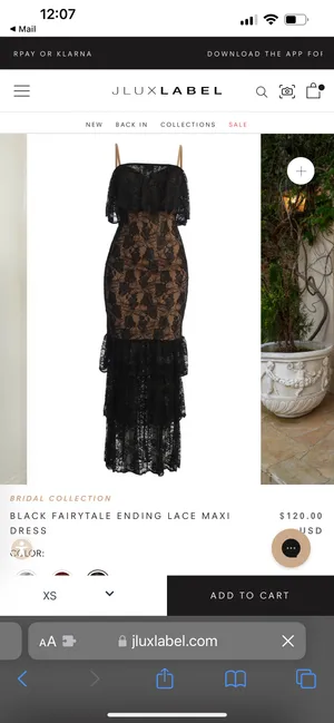 JLUXLABEL Brand New Black Lace Dress thumbnail 4
