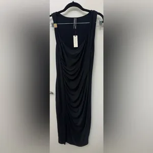 NWT By Anthropologie Square-Neck Knit Midi Dress | Sleeveless Feminine thumbnail 4