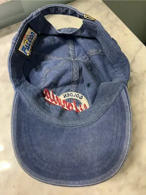 Vintage California Embroidered Denim Baseball Cap - Blue thumbnail 2