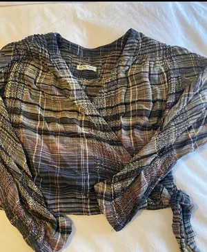 Free People Flannel Top thumbnail 4