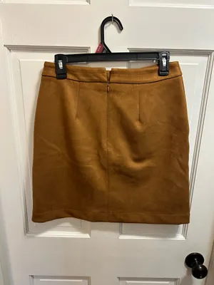 Loft Faux Suede Skirt thumbnail 2
