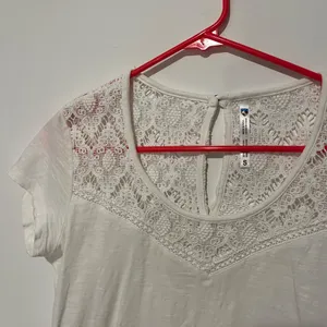 Kuhl Women’s Small Crochet Short Sleeve White Shirt thumbnail 6