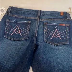 7 for‎ all mankind women’s a pocket jean capris size 26 waist thumbnail 6