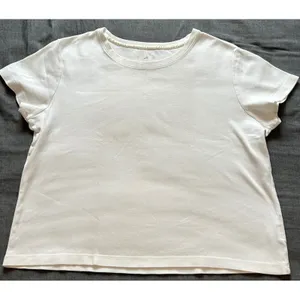 White Stag Women XL White Short Sleeve Crew Neck 100% Cotton T-Shirt thumbnail 10