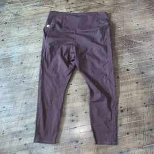 Fabletics Motion 365 Trinity high waisted brown 4x cropped Athleisure leggings thumbnail 3